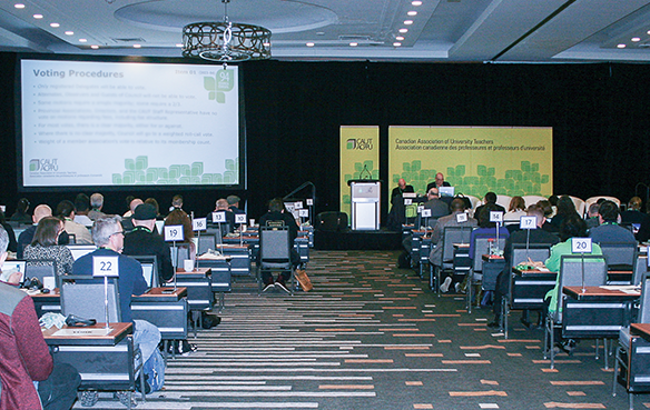 From April 20 to 22, delegates to CAUT’s governing Council met in Ottawa to discuss priorities, elect leadership, and celebrate the collective achievements of members.